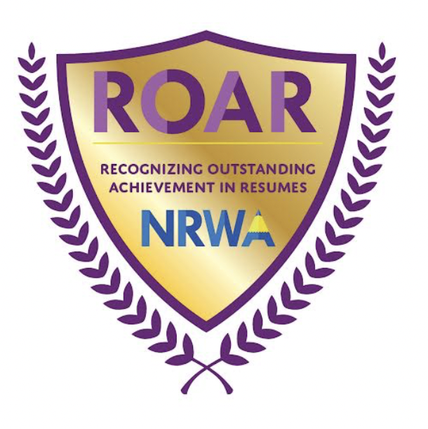 NRWA Award - Recognizing Outstanding Achievement in Resumes (ROAR)